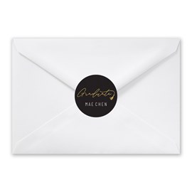 Golden Tassel - Graduation Envelope Seals