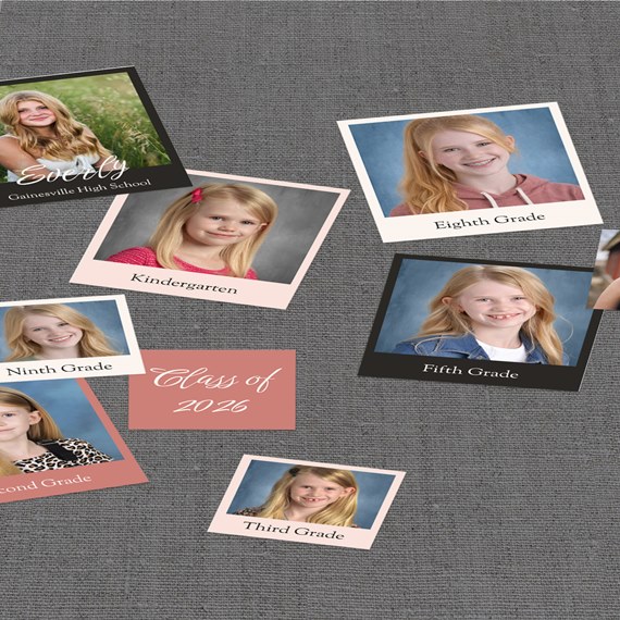 photo collage with text labels