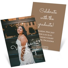 Effortless - Mini Graduation Party Invitations
