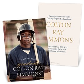 Distinguished - Graduation Invitations