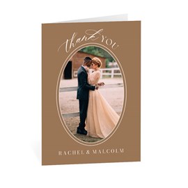 Oval Frame - Thank You Card