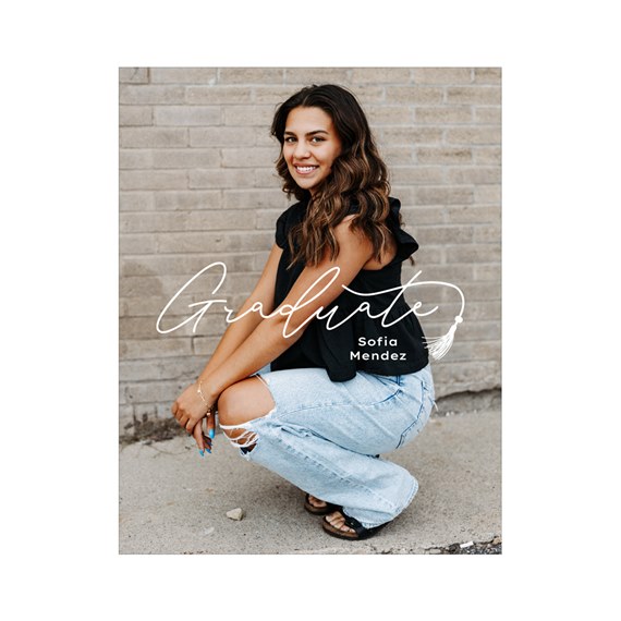 customizable text area with photo placeholder