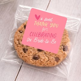 Sweet Thank You - Bridal Shower Sticker