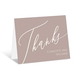 Chic Script - Thank You Card