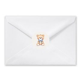 Little Cub - Blue - Envelope Seals