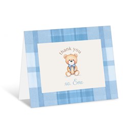 Little Cub - Blue - Thank You Card