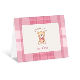 Little Cub - Pink - Thank You Card