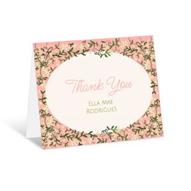 Fairy Tale Floral - Thank You Card