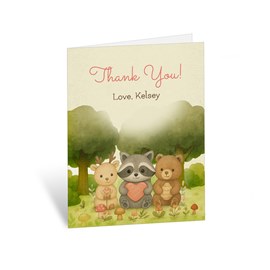 Whimsical Woodland - Thank You Card