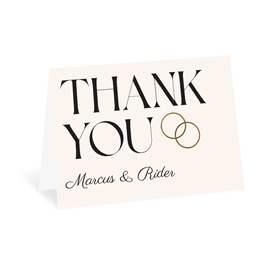Vowed - Mr. and Mr. - Thank You Card