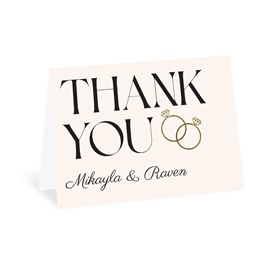 Vowed - Mrs. and Mrs. - Thank You Card