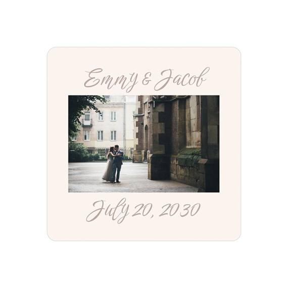 photo placeholder, customizable text area