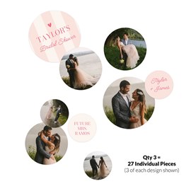 Sweetest Stripes - Jumbo Bridal Shower Confetti