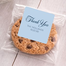 With Thanks - Wedding Sticker