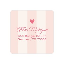 Sweet Stripes - Address Labels