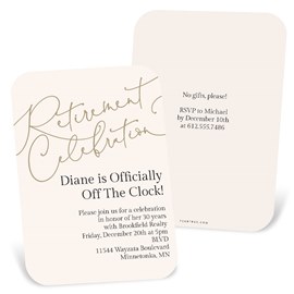 Shining Celebration - Retirement Party Invitations
