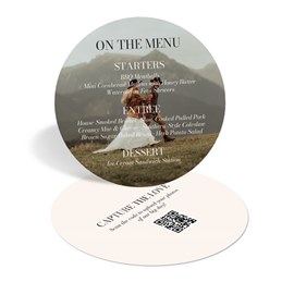 The Details - Menu Card