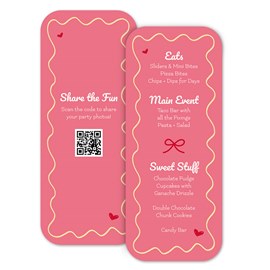 Sweet Celebration - Menu Card