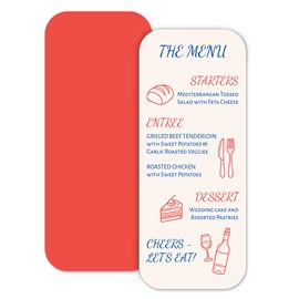 On the Menu - Menu Card