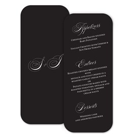Grace - Menu Card