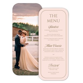 Classic - Menu Card