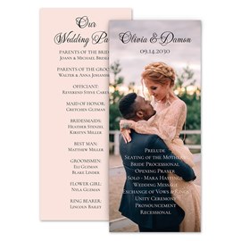 Forever Together - Wedding Program