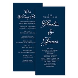 Written In Love - Wedding Program