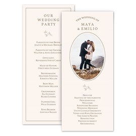 Timeless Union - Wedding Program