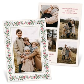 Botanical Border - Christmas Card