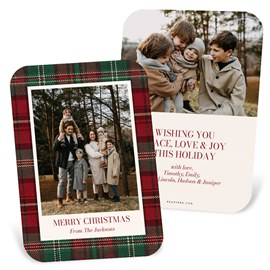 Timeless Plaid - Christmas Card