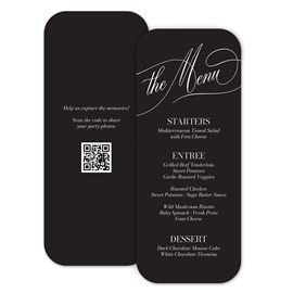 Calligraphy - Menu Card