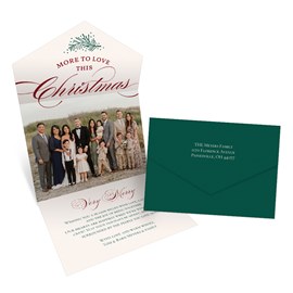 More to Love - Seal & Send Christmas Card