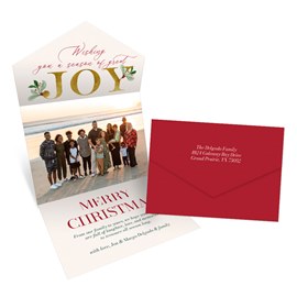 Great Joy - Seal & Send Christmas Card