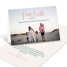 Scripted Peace - Christmas Card