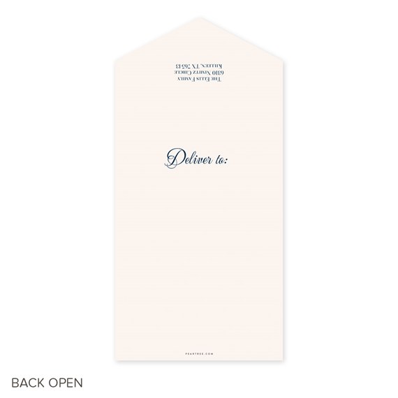 cream card with deliver to text area