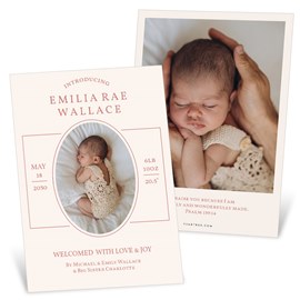 Classic - Birth Announcements