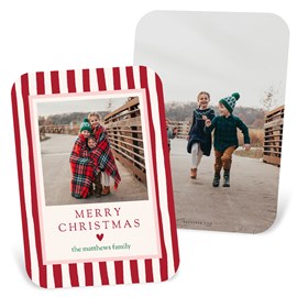 Festive Stripes - Christmas Card