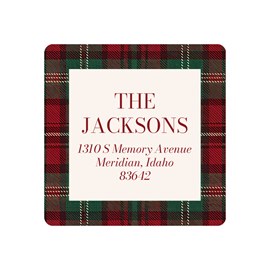 Timeless Plaid - Address Labels
