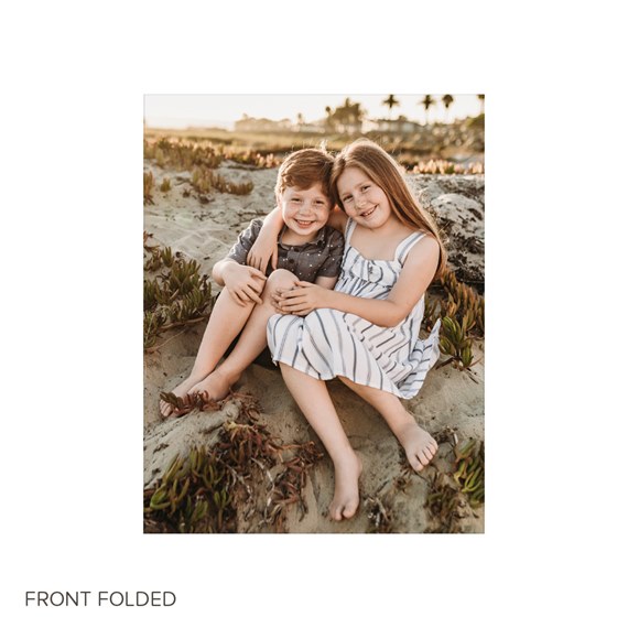 photo placeholder with customizable text area