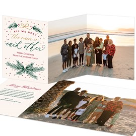 All We Need - Christmas Card