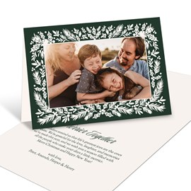 Greenery Border - Christmas Card