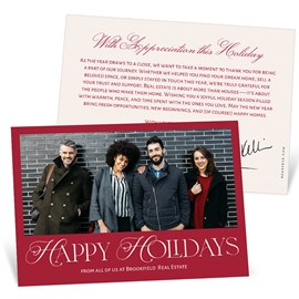 Timeless Tidings - Business Holiday Card