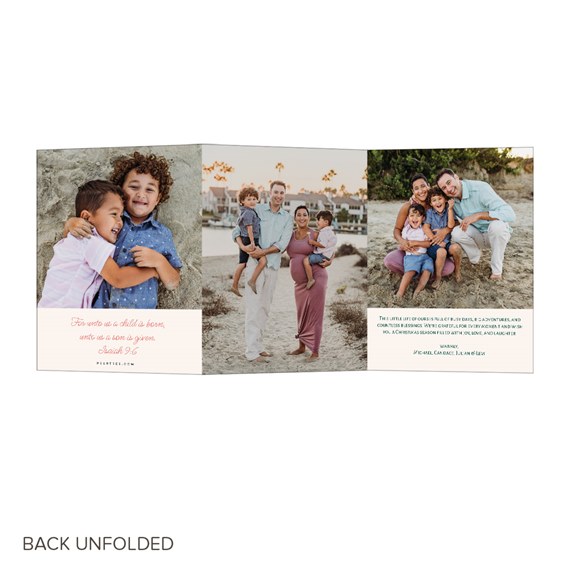 customizable text area and photo placeholder