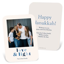 Bright Light - Hanukkah Card