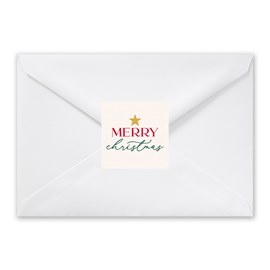 Merry Little Star - Envelope Seals