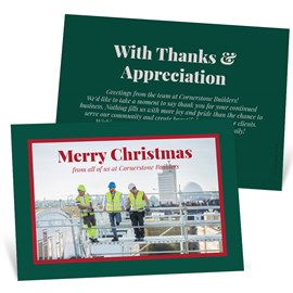 Christmas Greeting - Business Holiday Card