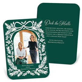 Botanical Frame - Business Holiday Card