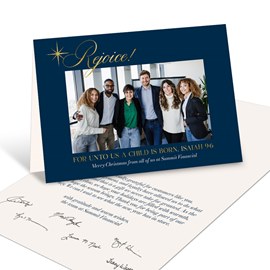 Rejoice - Business Holiday Card