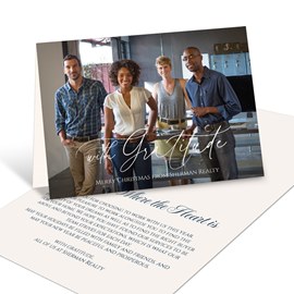 With Gratitude - Business Holiday Card