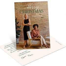 Top Text - Business Holiday Postcard